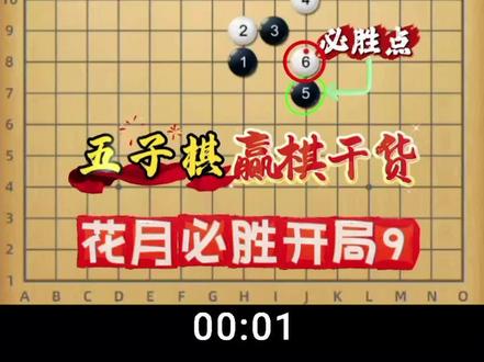 花月黑5必胜|两条一子通三路白6咋防都输! 本篇完整拆解五子棋花月开局黑5必胜点位,白6面对两种一子通三路去防守,逐条演示白10上挡、下挡全部进攻路线,从连续活三到最终双四三、四三绝杀,看完掌握整套无解进攻思路。#五子棋 #五子棋最强阵法 #五子棋教学 #五子棋必胜阵法 #益智游戏