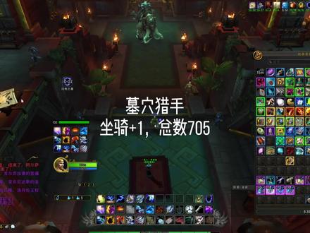 坐骑705号
8.0副本诸王之眠史诗难度尾王掉落物品“迅猛龙枯骨”,点击学会坐骑,同队伍可交易。