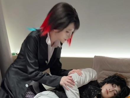 做梦梦见几个戴耳饰的疯狂追我 #无惨 #无魇 #魇梦 #鬼灭之刃cos #我在都要玩cos 魇梦@小爱不可爱