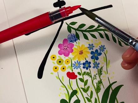 立春创意画,0绘画基轻松掌握的绘画逻辑技巧 #抖音年味艺术图鉴 #2026绘画开年挑战 #跟着抖音学画画 #立春 #绘画