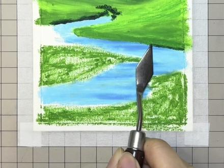 油画棒|溪岸青芜
牧风而行
原作-呵呜啊画huà
#油画棒教程 #跟着抖音学画画 #春天的色彩 #绘画过程 #油画棒风景画