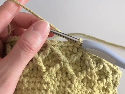 立体菱形格包包教程第二集|外拉长长针菱形花纹|分享每个人都能学会的钩针教程~ #爱生活爱编织 #钩针教程 #手工编织包包 #我的手工作品 #爱抖音爱生活爱分享