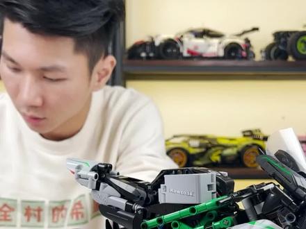 真男人都喜欢的拼装模型,川崎h2r#积木 #模型玩具 #乐高