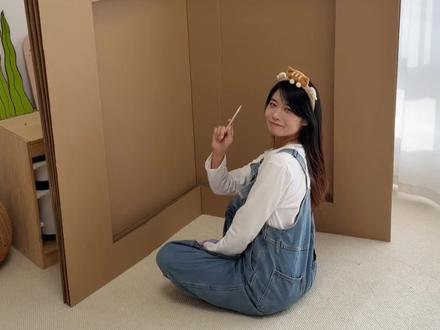 你可能不认识我……但也许你看过我做的手工! #艺术在抖音 #手工 #宝藏博主 #纸箱改造 #手工diy