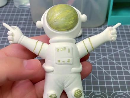 #超轻粘土 太空人粘土教程来喽~#粘土教程 #英雄归来 #欢迎航天英雄回家