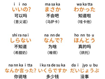 教你这几句快速伪装日本人 #日语#日语教学#日语入门#零基础学日语#日语学习