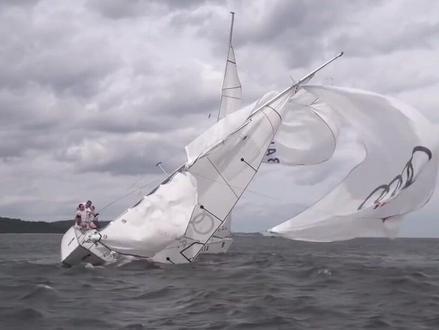 2017波兰索波特帆船对抗赛,史上最惨的对抗赛,主桅杆都断了#极限运动 #帆船出海 #航海 #帆船 #水上运动 #dou #上热门