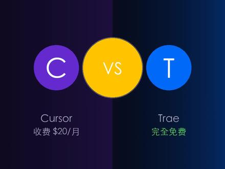 Cursor收费$20/月,Trae免费白嫖!谁才是AI编程 深度对比两大AI编程工具:代码补全、聊天助手、价格全面对比!真实体验分享,评论区battle告诉我你的选择🔥 #AI编程 #Cursor #Trae #AI编程 #Cursor #T#r#A编程神器AI工具对比rae