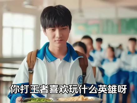 不同王者玩家在学校食堂的待遇#王者#饭堂#搞笑