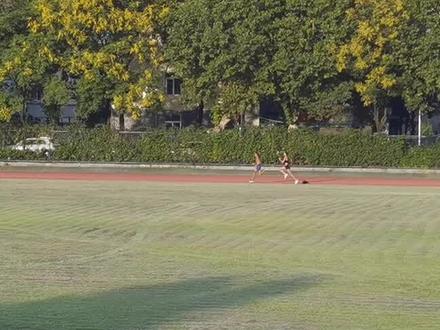 下午600m—150m—300m,跑的很好,期待全运会✊💪