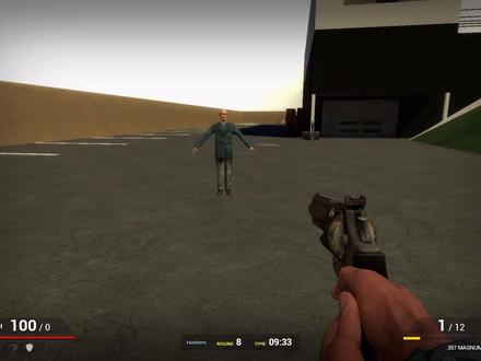 GMOD躲猫猫模式:泳池里暗藏玄机,海绵宝宝一去不回