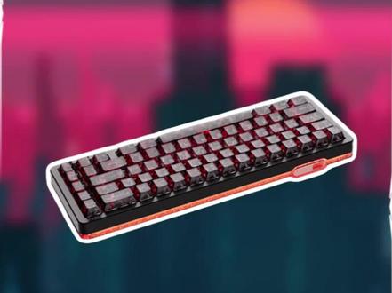 潮酷桌面新选择,VGN霓虹68磁轴键盘稳又快#Vgn #vgn霓虹68键盘 #磁轴键盘 #外设推荐