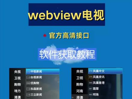 webview #电视软件 #下载教程 #大数据推荐给有需要的人
