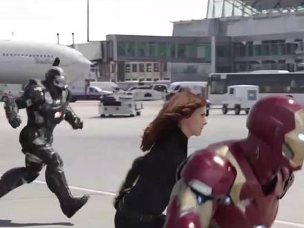 钢铁侠 VS 美国队长,理念不合发生冲突,他们谁更厉害? #漫威英雄 #精彩片段 #钢铁侠 #蜘蛛侠