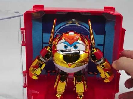 自制超级飞侠全新机库装 金小子 开箱测评~#奥飞娱乐 #奥迪双钻 #超级飞侠 #金小子 #开箱 #测评