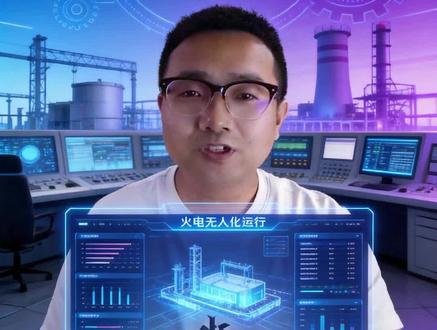 无人电厂,淘汰的不是你,是你的手! #华能正宁电厂 168小时无人干预连续运行,30%—100% 负荷全区间自主巡航、启停、故障自处理。太牛了!