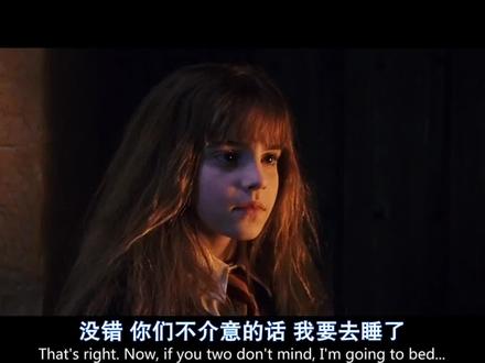 来自赫敏的吐槽——这两个傻东西!#哈利波特