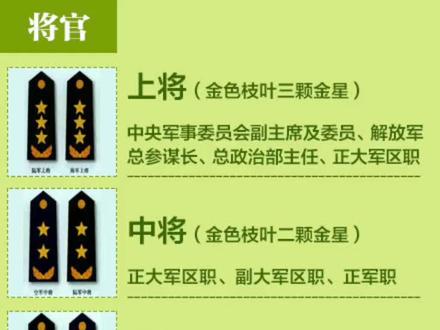 一分钟内教你看懂军衔、资历章