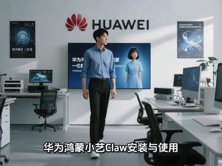 华为鸿蒙小艺Claw安装与使用全教程|小白也能一键养龙虾#手机 ##