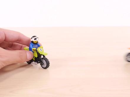 乐高4433越野自行车运输车搭建#乐高