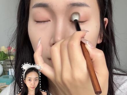 单眼皮长中庭|4️⃣步提升妆容精致度 满满干货!!#单眼皮新手化妆教程 #单眼皮肿眼泡 #新手出行必画淡妆 #美妆百万新星计划 #变美小技巧