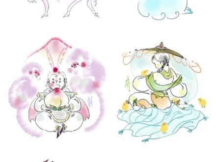 十二生肖公平版 让我也来蹭一下。#十二生肖 #十二生肖偏心 #绘画 #十二生肖绘画 #十二生肖闯江湖