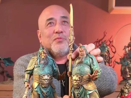 关公 铜关二爷 国风原创艺术品雕塑摆件 国潮 中式摆件#铜#雕刻#开业礼品#摆件#三国演义