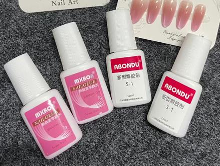 免照灯甲片胶水,牢固持久便宜好用 #甲片胶水 #贴甲片 #穿戴甲 #美甲教程