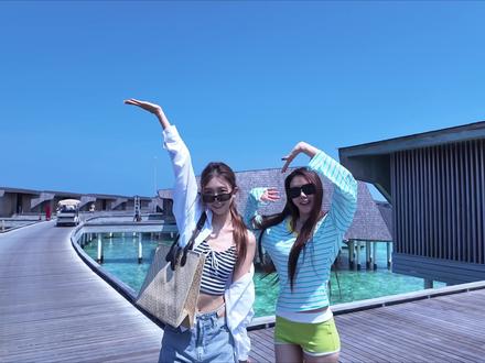 又自由了诡秘!有什么痛苦我们到马代说#马尔代夫 #跳海 #度假