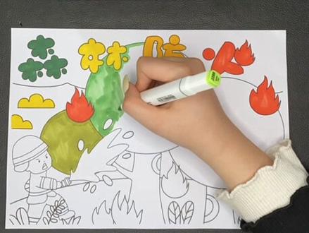 森林防火手抄报线稿来喽#手抄报简单 #手抄报 #手抄报模板 #手抄报作业 #森林防火 #森林防火dou行动 #森林防火手抄报