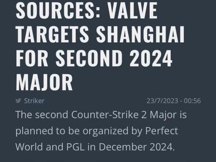 2024 cs2 上海major!!
