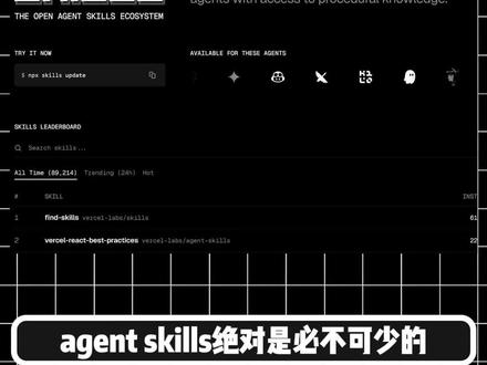 Agent Skills千千万,真正值得掌握的只有这两个
#agent #github #github优质项目 #科技下一站 #skills