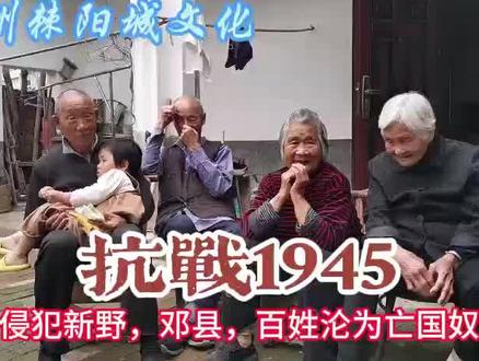 亲历者口述日寇侵占新野邓县 #抗战#老家河南#邓州棘阳城文化