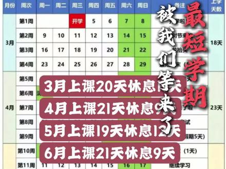 2026年上学期,史上最短学期#2026最短学期 #开学 #放假 #武汉高考文化课 #武汉艺术生文化课集训