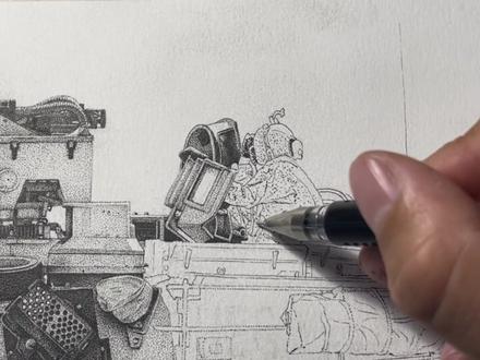 画一辆M1A99A型中美联合坦克,架空世界的产物,仅供娱乐#怎么画坦克 #坦克绘画 #军事绘画 #军迷发烧友 #军迷 #军事装备 #绘画 #手绘 #绘画过程 #坦克