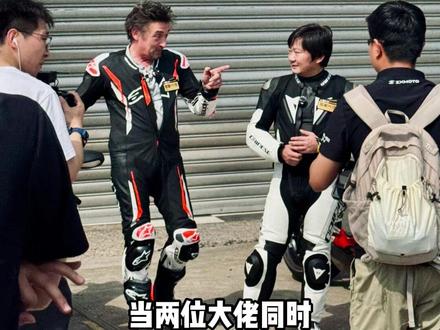 梦幻联动!张雪哈蒙德一起骑车! #张雪 #哈蒙德 #鼹鼠 #topgear #机车