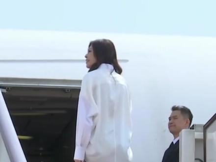 #现场画面 郑丽文结束大陆访问行程 从北京出发返台#郑丽文