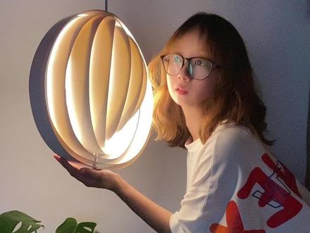 把一张纸做成了高端现代感吊灯,又是靠双手为自己省钱的一天!@DOU+小助手 #吊灯 #diy