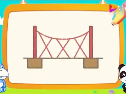 #育儿 #简笔画 跟着儿歌画桥梁,一个不错的主意👍。我在直播间摆摊,你会来逛吗?#地摊