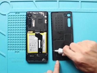 摩托罗拉 Edge XT2063 尾插充电小板 更换教程 拆机步骤 #修手机