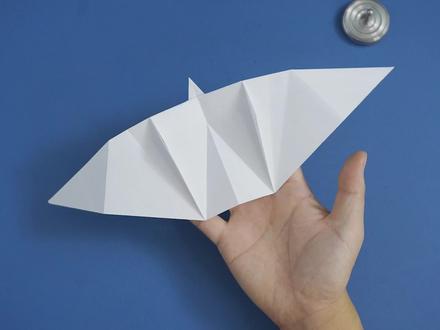 永不落地的冲浪纸飞机,刃背雁冲浪机详细教程,学不会我倒立 #折纸 #折纸飞机 #冲浪纸飞机 #手工