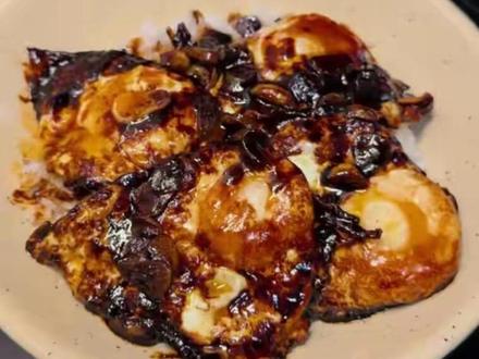 复刻一下公瑾爆蛋🥚|重口味鸡蛋做法下饭一绝#公瑾爆蛋 #青年创作者成长计划 #做饭小技巧 #美味 #一人食