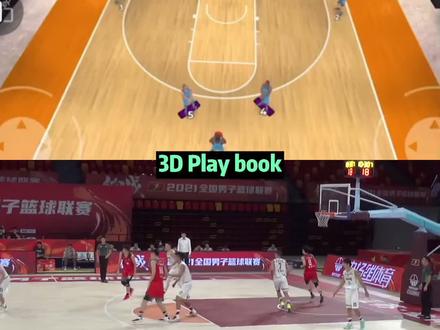 #创新软件 #3d动画 #2k21 #牛角战术 Flare设置的打法#篮球 @坏人阳 @大头@文