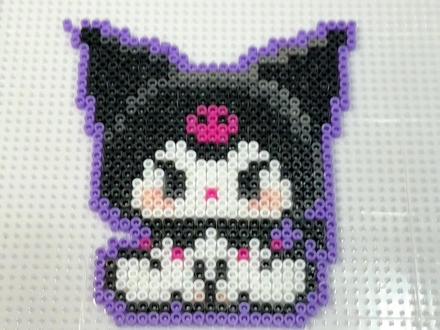 拼豆日常丨库洛米 #拼豆 #拼豆日常 #拼豆图纸