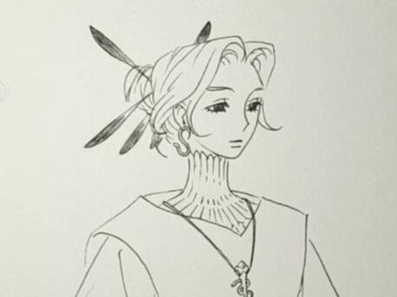 画一只蛇鹫,但是拟人#手绘 #画画 #绘画过程 #日常瞎画