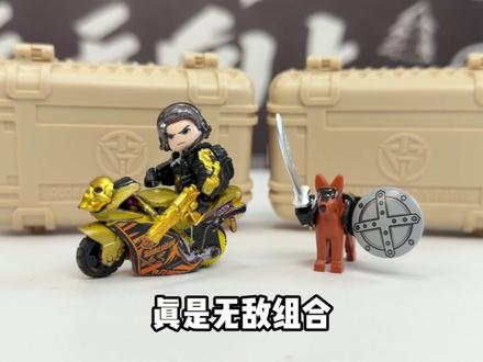 三角洲集装箱盲盒!改造红狼蚀金玫瑰摩托车!携刀盾狗搜索物资 #三角洲 #飕狗摩托车 #盲盒 #我的刀盾