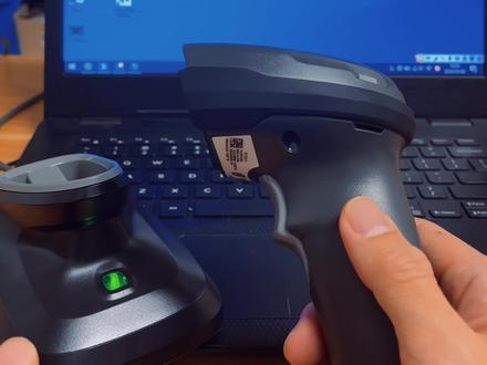 斑马DS2278无线扫描枪简易使用过程~#扫描枪 #扫码枪 #巴枪