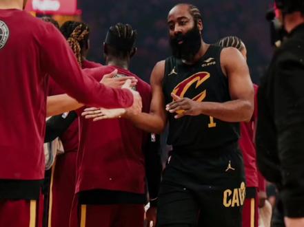 今日nba,骑士大胜篮网,取得六连胜!骑士这配置太舒服了!#哈登 #米切尔 #篮球 #詹姆斯 #nba