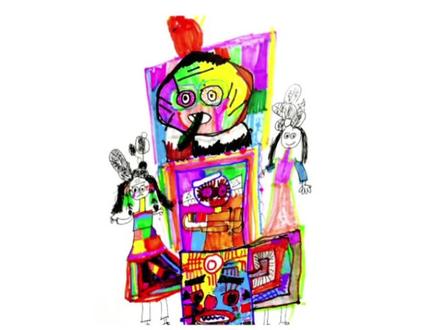 【印第安图腾柱】
6岁左右孩子们画的超棒
与众不同的创意作品