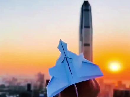 歼20战斗机#手工 #折纸 #玩具#纸飞机